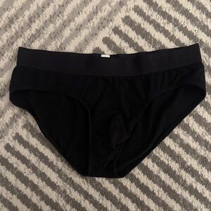 Garofali Brief, Triple Black, Lg